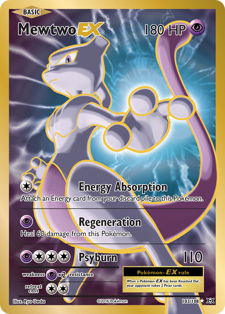 Mewtwo EX (Full Art) - XY - Evolutions (EVO) — XY - Evolutions