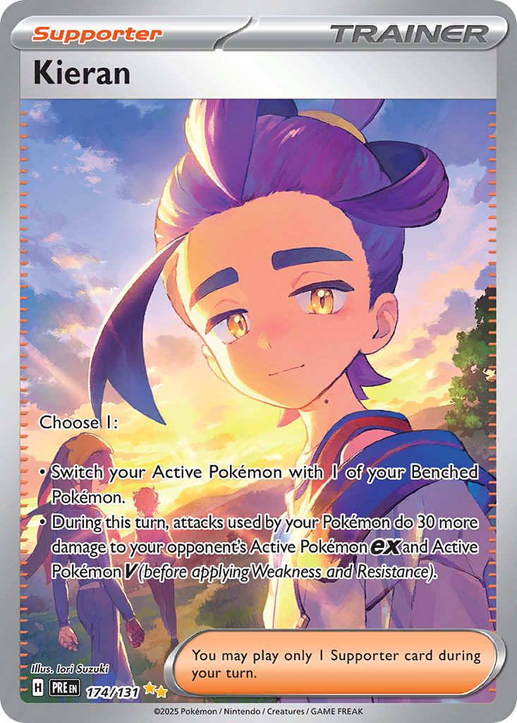 Kieran - 174/131 - SV08.5: Prismatic Evolutions (Special illustration rare) — SV: Prismatic Evolutions