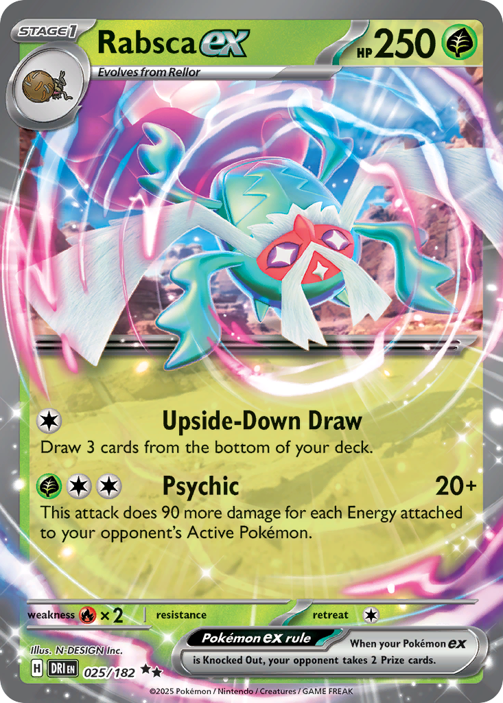 Rabsca ex - 025/182 - SV10: Destined Rivals (Double rare) — SV10: Destined Rivals
