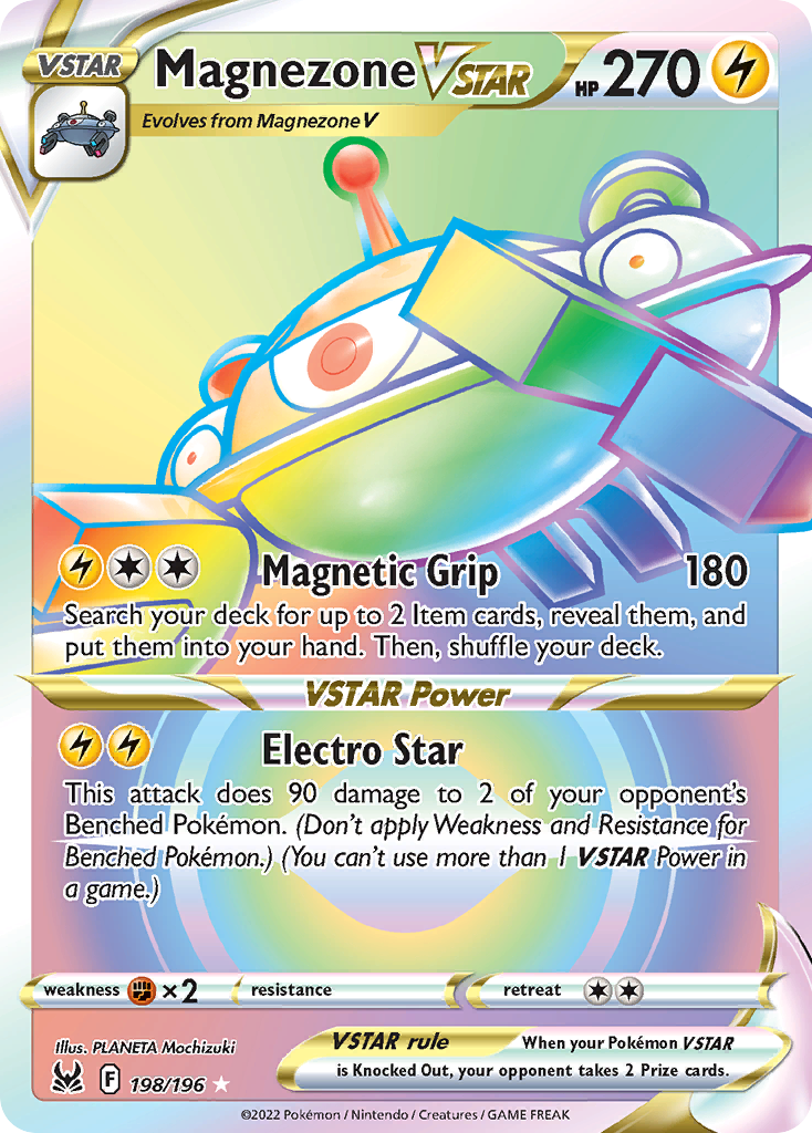 Magnezone VSTAR - 198/196 - SWSH11: Lost Origin (Secret Rare) — SWSH11: Lost Origin