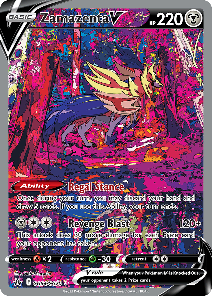 Zamazenta V - GG54/159 - SWSH12.5: Crown Zenith (Ultra Rare) — Crown Zenith