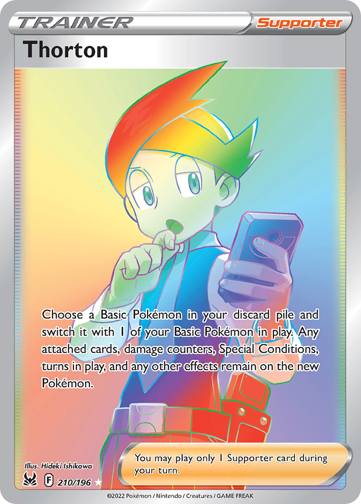 Thorton - 210/196 - SWSH11: Lost Origin (Secret Rare) — SWSH11: Lost Origin
