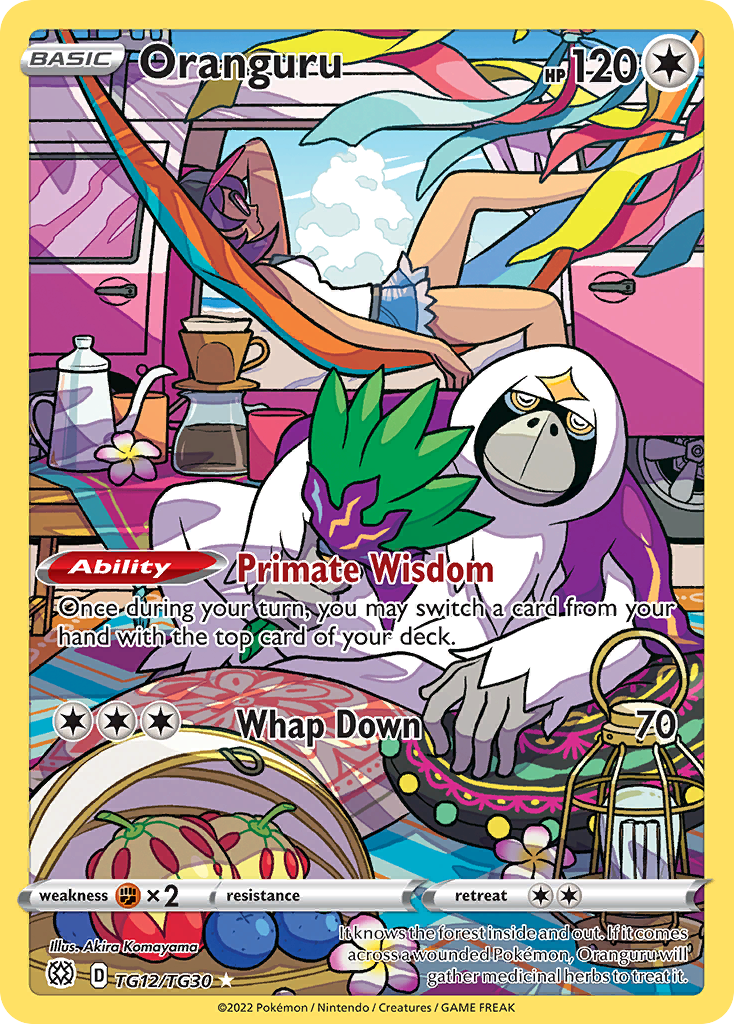 Oranguru - TG12/172 - SWSH9: Brilliant Stars (Rare) — SWSH09: Brilliant Stars