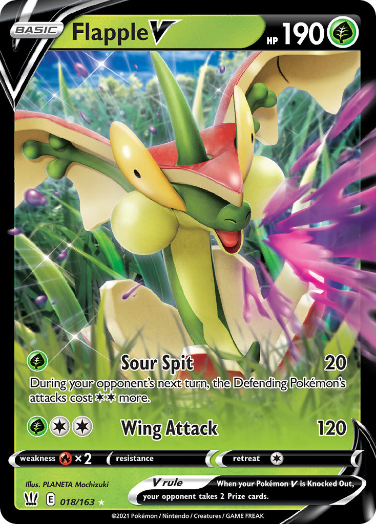 Flapple V - SWSH05: Battle Styles (SWSH05) — SWSH05: Battle Styles
