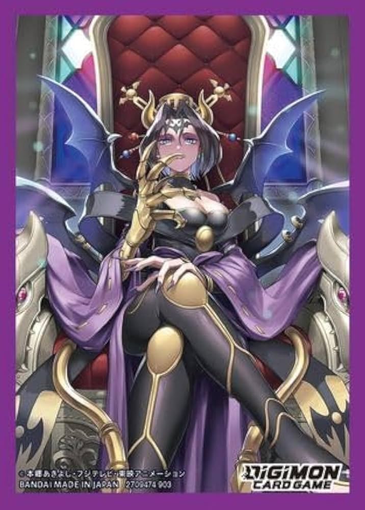 Digimon TCG: Official Sleeve 2024 - Lilithmon — 