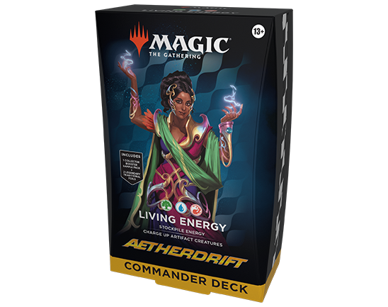 Aetherdrift Commander Living Energy (Green-Blue-Red) — Magic The Gathering TCG