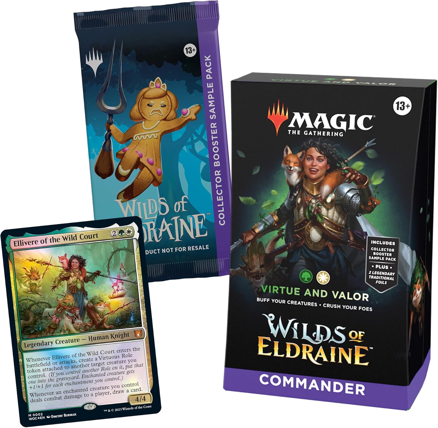 Magic The Gathering Wilds of Eldraine Commander Deck - Virtue and Valor — Magic The Gathering TCG