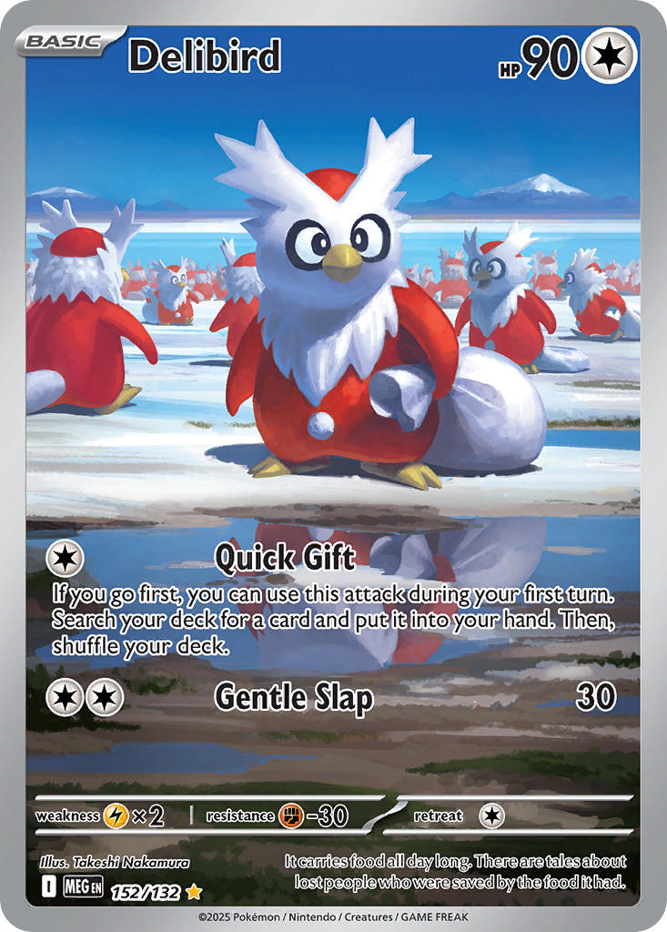 Delibird - 152/132 - ME01: Mega Evolution (MEG) — ME01: Mega Evolution