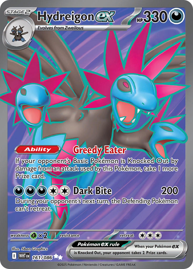 Hydreigon ex - 161/086 - SV: White Flare (WHT) — SV: White Flare