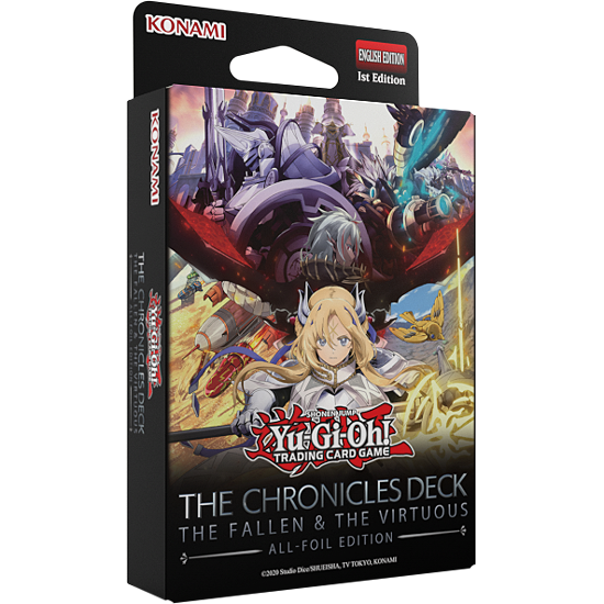Yu-Gi-Oh! TCG THE CHRONICLES DECK: The Fallen & The Virtuous (All-Foil Edition) — Yu-Gi-Oh! TCG Producto Sellado