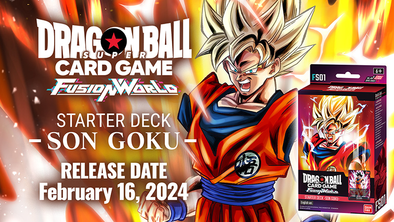 STARTER DECK -SON GOKU- [FS01] | Dragon Ball Super Card Game Fusion World — Dragon Ball Fusion TCG