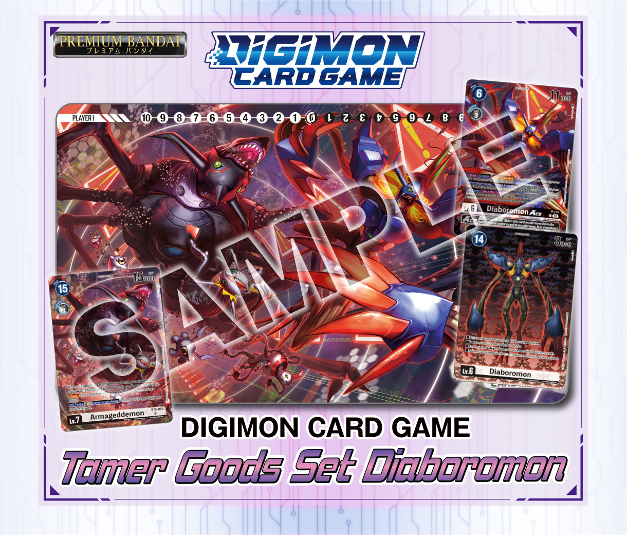PREMIUM BANDAI Tamer Goods Set Diaboromon [PB16] — Digimon TCG Producto Sellado