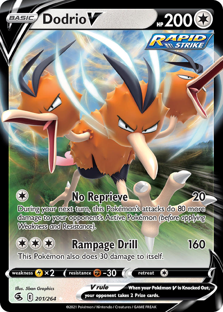 Dodrio V - SWSH08: Fusion Strike (SWSH08) — SWSH08: Fusion Strike