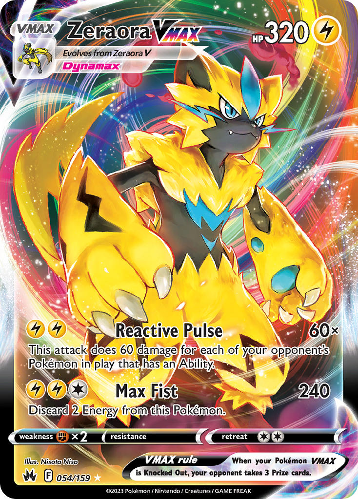Zeraora VMAX - Crown Zenith (CRZ) — Crown Zenith