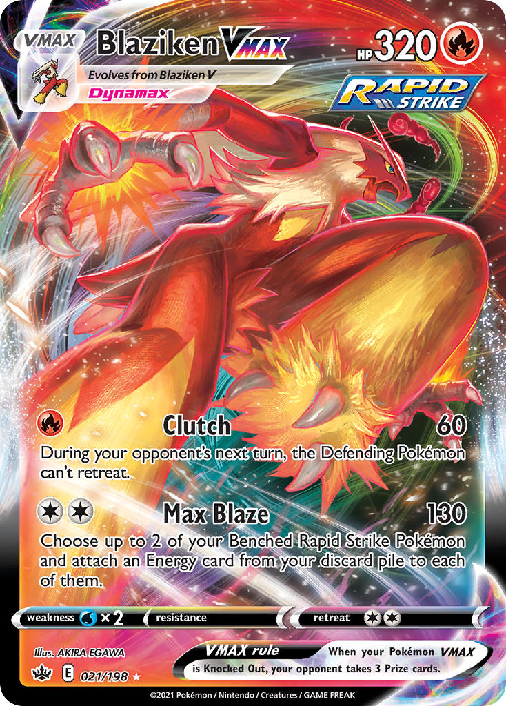 Blaziken VMAX - SWSH06: Chilling Reign (SWSH06) — SWSH06: Chilling Reign