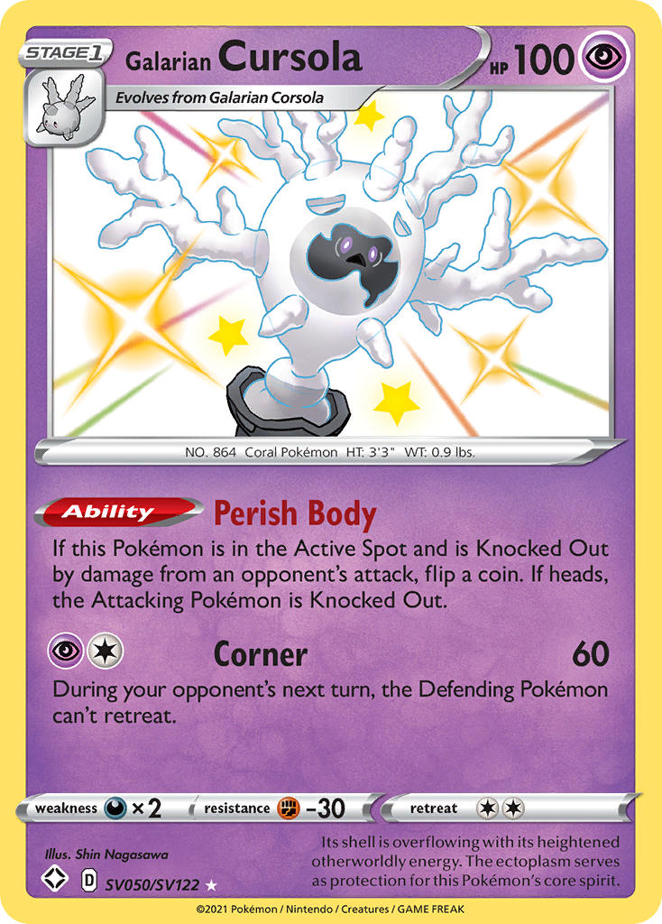 Galarian Cursola - Shining Fates: Shiny Vault (SHFSV) — Shining Fates