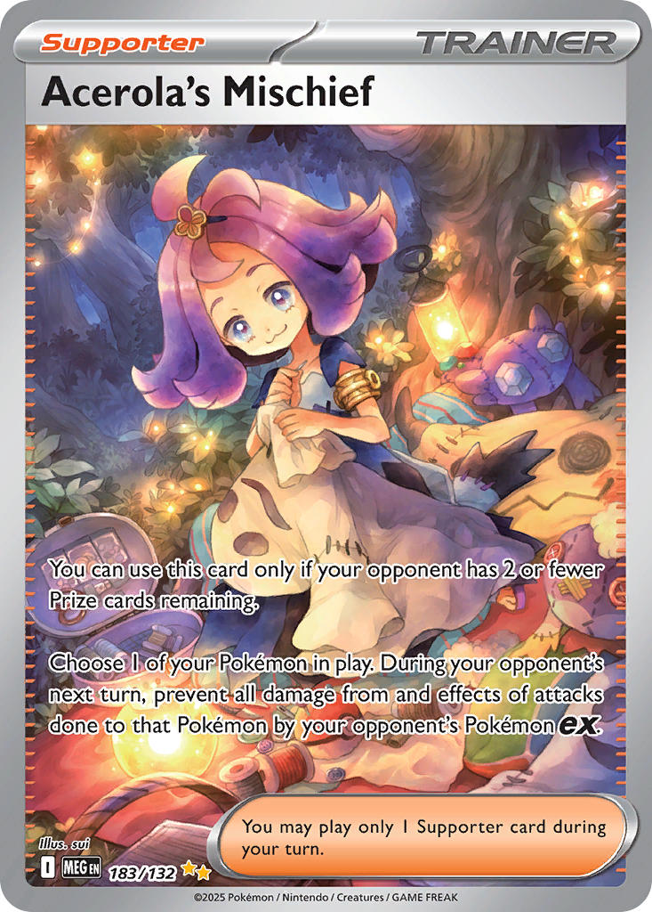 Acerola's Mischief - 183/132 - ME01: Mega Evolution (MEG) — ME01: Mega Evolution