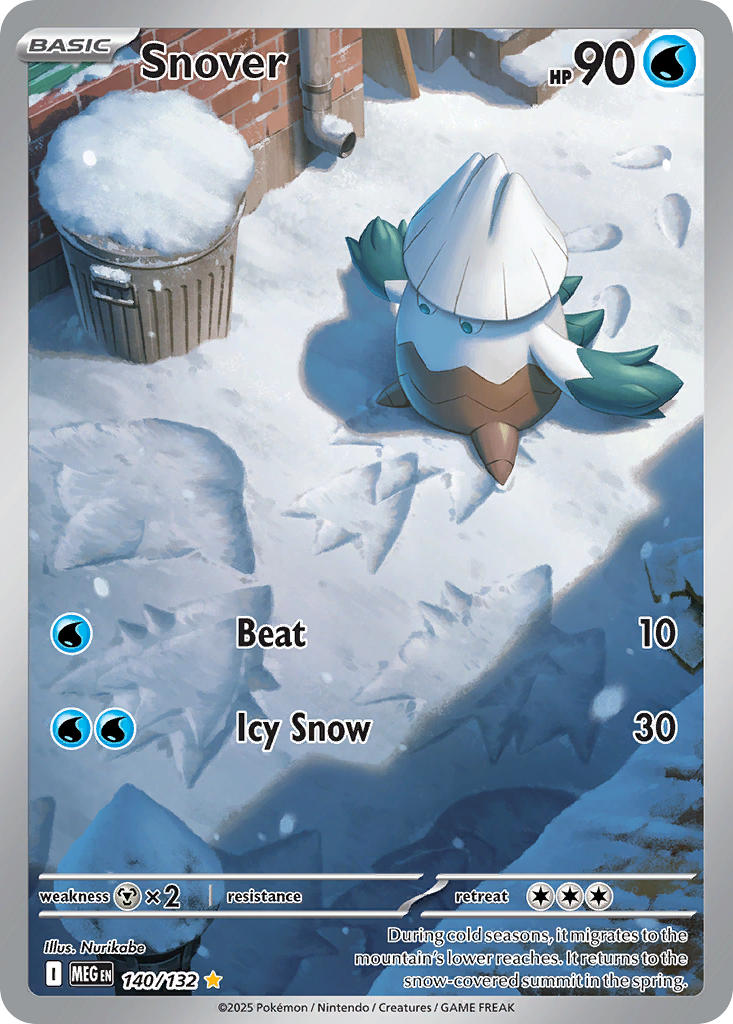 Snover - 140/132 - ME01: Mega Evolution (MEG) — ME01: Mega Evolution