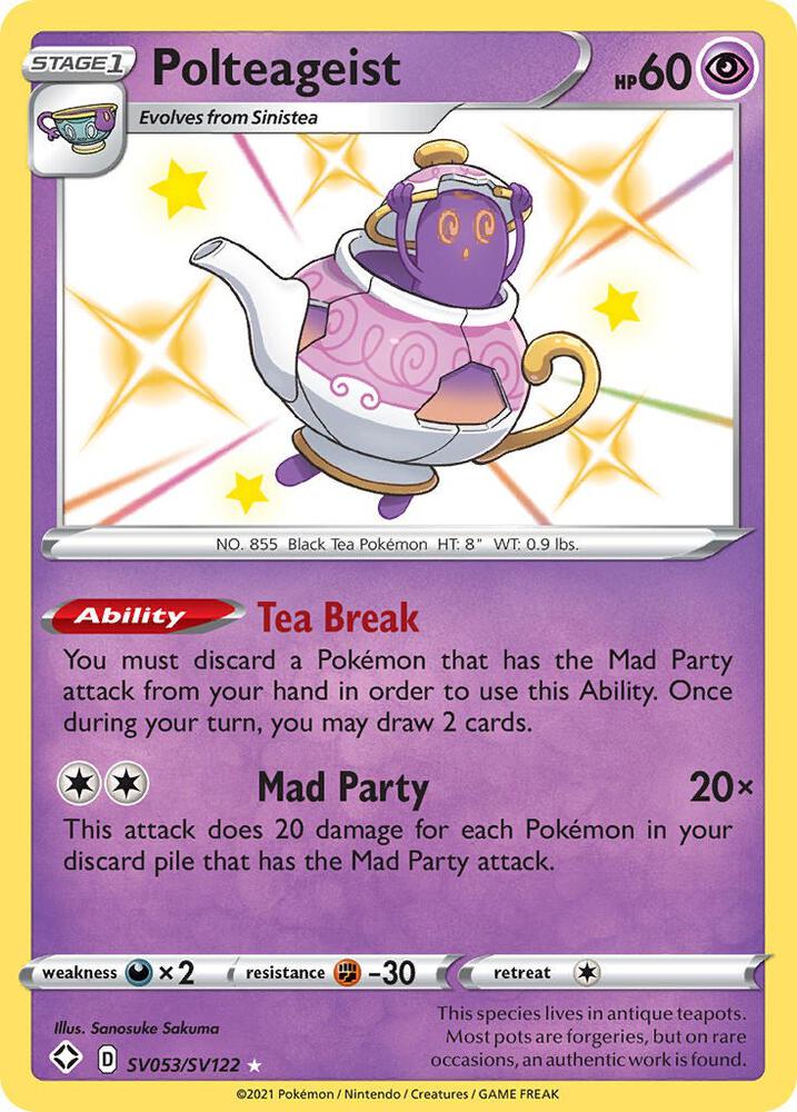 Polteageist - Shining Fates: Shiny Vault (SHFSV) — Shining Fates