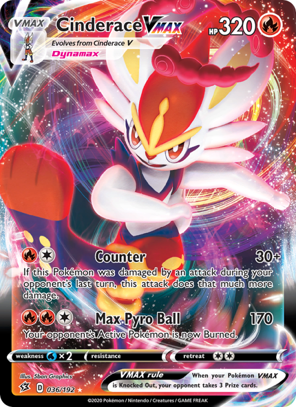 Cinderace VMAX - SWSH02: Rebel Clash (SWSH02) — SWSH02: Rebel Clash