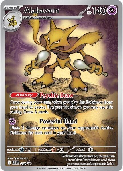 Alakazam - 009 - ME: Mega Evolution Promo (MEP) — ME: Mega Evolution Promo