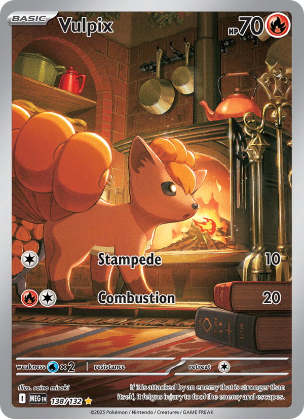 Vulpix - 138/132 - ME01: Mega Evolution (Illustration rare) — ME01: Mega Evolution