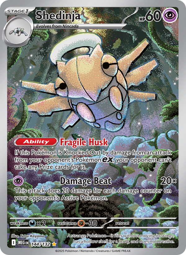 Shedinja - 144/132 - ME01: Mega Evolution (Illustration rare) — ME01: Mega Evolution