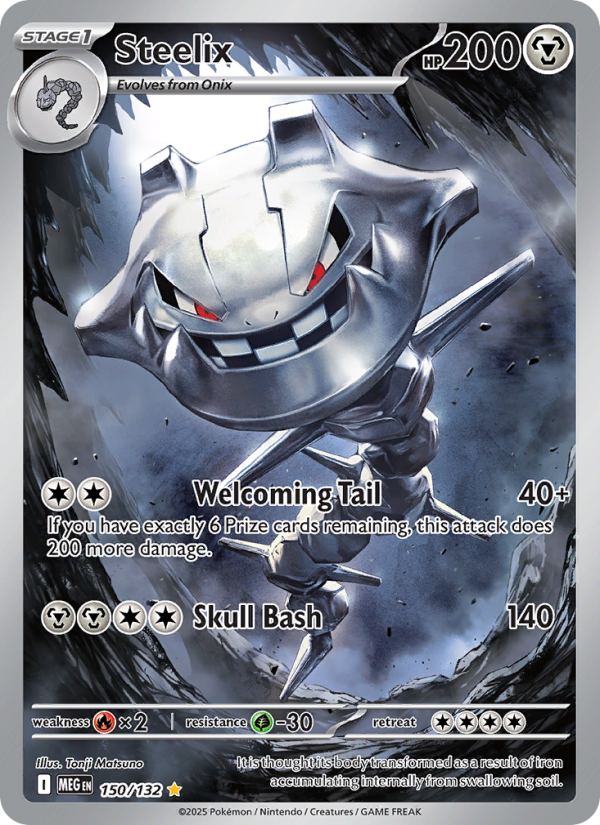 Steelix - 150/132 - ME01: Mega Evolution (Illustration rare) — ME01: Mega Evolution