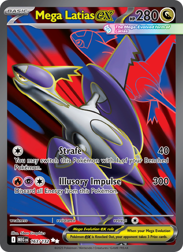 Mega Latias ex - 163/132 - ME01: Mega Evolution (Ultra Rare) — ME01: Mega Evolution