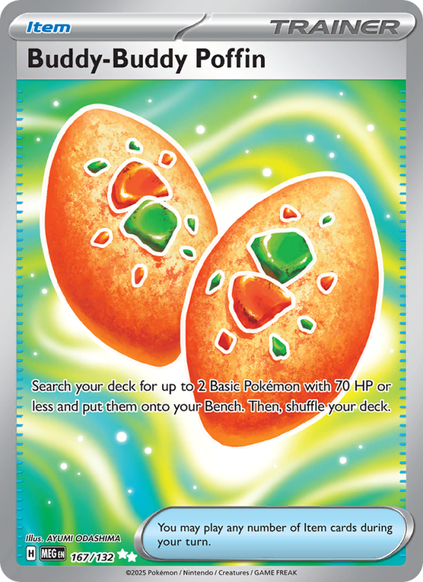 Buddy-Buddy Poffin - 167/132 - ME01: Mega Evolution (Ultra Rare) — ME01: Mega Evolution
