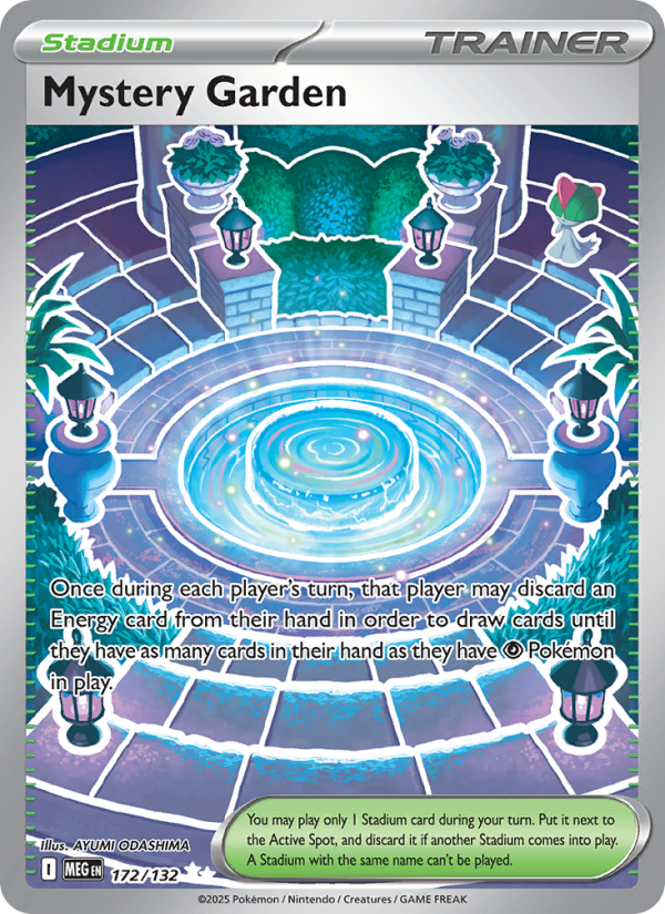 Mystery Garden - 172/132 - ME01: Mega Evolution (Ultra Rare) — ME01: Mega Evolution