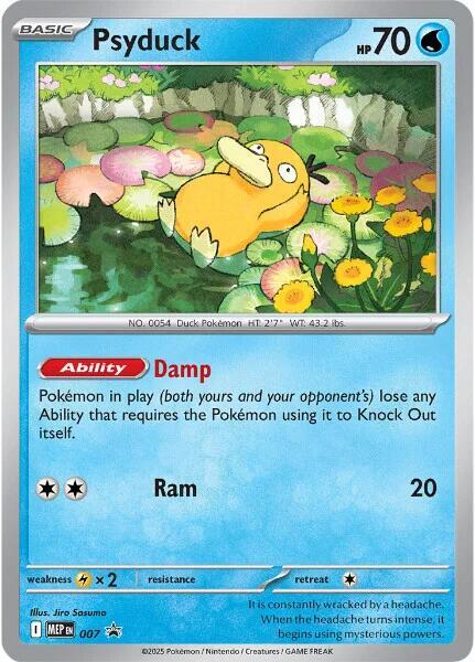 Psyduck - 007 - ME: Mega Evolution Promo (MEP) — ME: Mega Evolution Promo