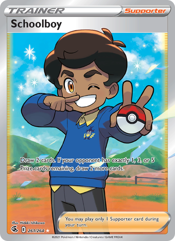 Schoolboy - 261/264 - SWSH8: Fusion Strike (Ultra Rare) — SWSH08: Fusion Strike