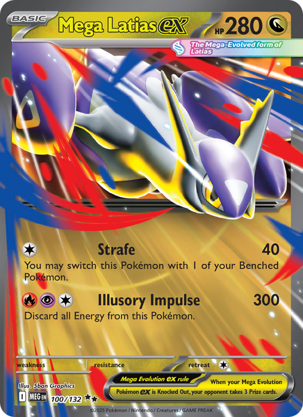 Mega Latias ex - 100/132 - ME01: Mega Evolution (Double rare) — ME01: Mega Evolution