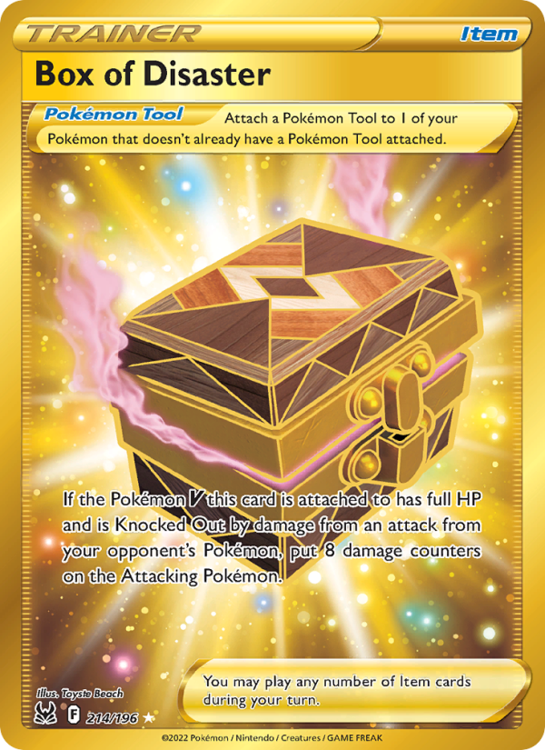 Box of Disaster - 214/196 - SWSH11: Lost Origin (Secret Rare) — SWSH11: Lost Origin