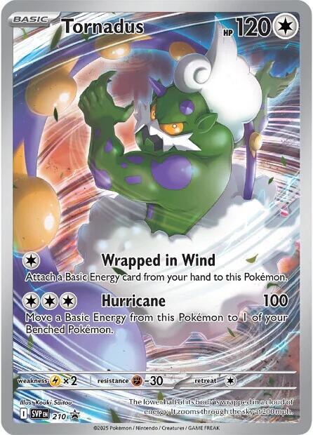 Tornadus - 210 - SV: Scarlet & Violet Promo Cards (SVP) — SV: Scarlet & Violet Promo Cards