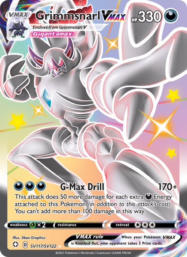 Grimmsnarl VMAX - SV117/72 - SWSH4.5: Shining Fates (Shiny rare VMAX) — Shining Fates