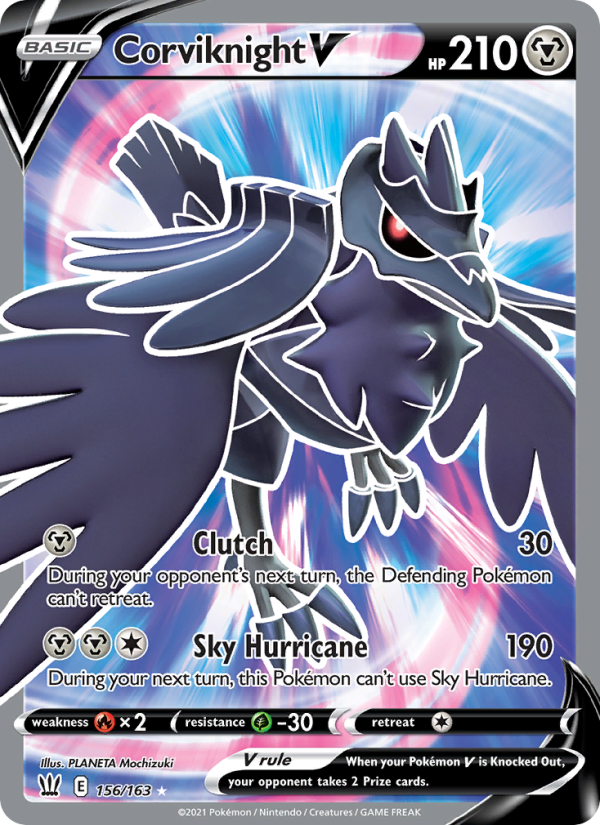 Corviknight V - 156/163 - SWSH5: Battle Styles (Ultra Rare) — SWSH05: Battle Styles