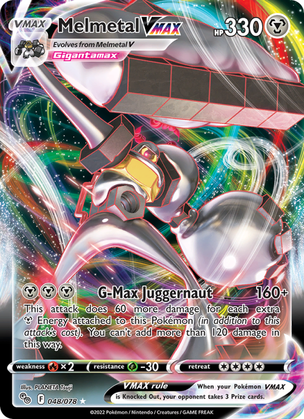 Melmetal VMAX - 048/78 - SWSH10.5: Pokémon GO (Holo Rare VMAX) — Pokemon GO