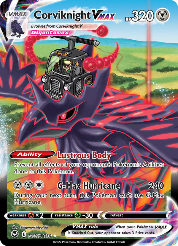 Corviknight VMAX - TG19/195 - SWSH12: Silver Tempest (Holo Rare VMAX) — SWSH12: Silver Tempest