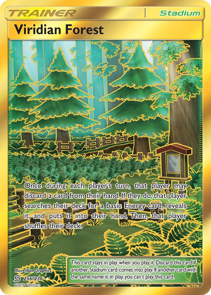 Viridian Forest - 256/236 - SM11: Unified Minds (Secret Rare) — SM - Unified Minds