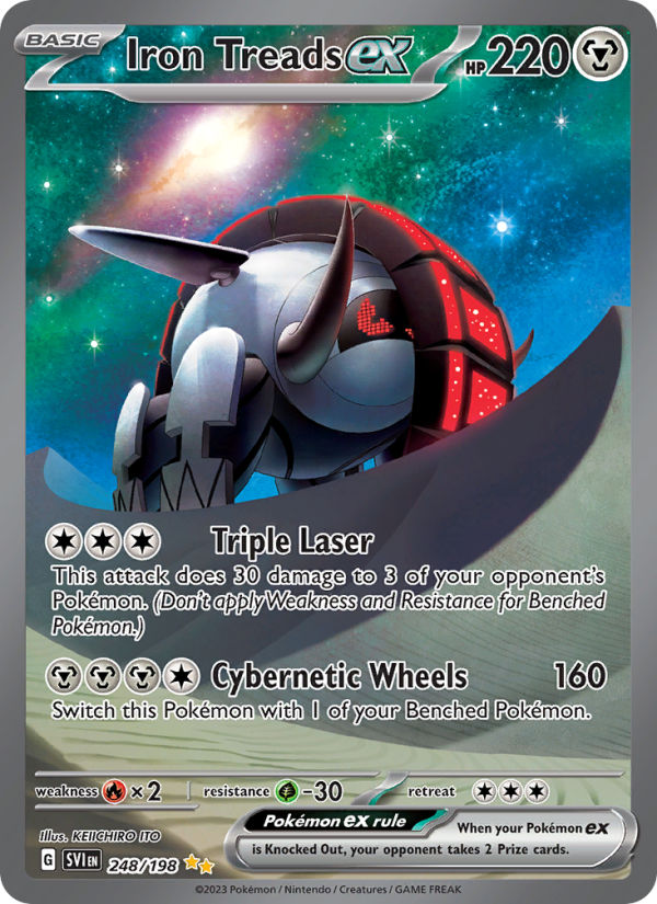 Iron Treads ex - 248/198 - SV01: Scarlet & Violet (Special illustration rare) — SV01: Scarlet & Violet Base Set