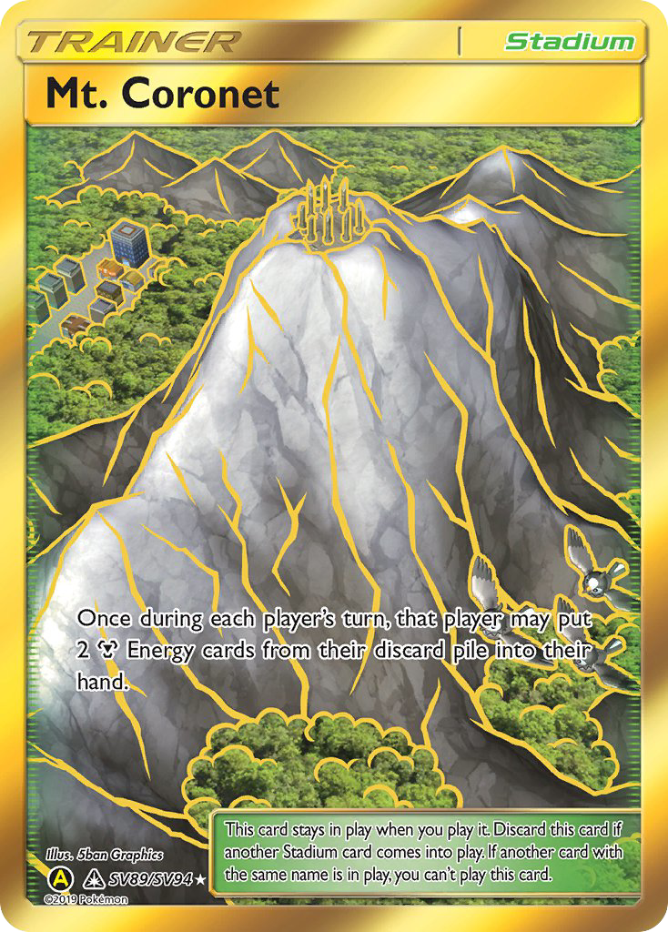 Mt. Coronet - SV89/94 - SMA: Yellow A Alternate (Common) — Hidden Fates