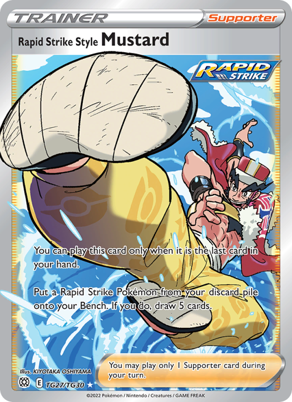 Rapid Strike Style Mustard - TG27/172 - SWSH9: Brilliant Stars (Ultra Rare) — SWSH09: Brilliant Stars