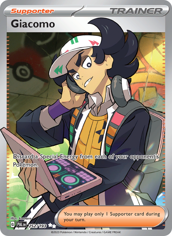 Giacomo - 252/193 - SV02: Paldea Evolved (Ultra Rare) — SV02: Paldea Evolved