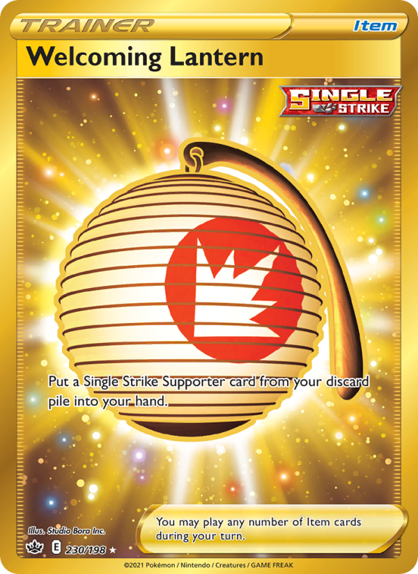 Welcoming Lantern - 230/198 - SWSH6: Chilling Reign (Secret Rare) — SWSH06: Chilling Reign