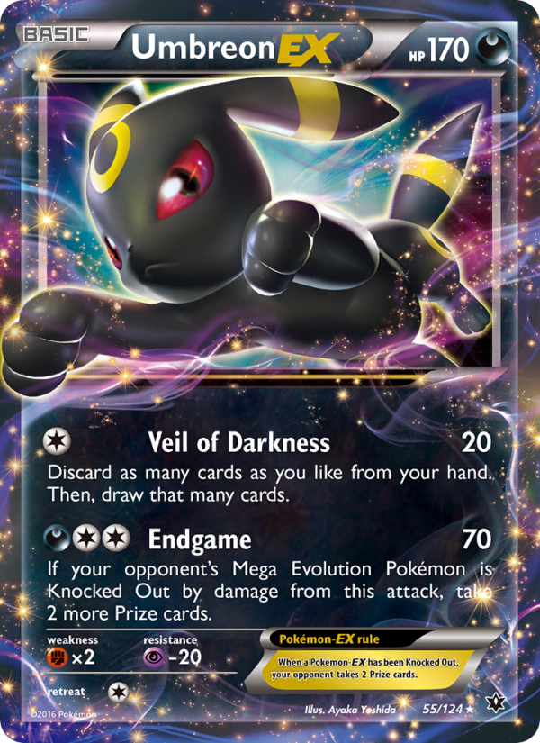 Umbreon EX - 55/124 - XY10: Fates Collide (Ultra Rare) — Fates Collide