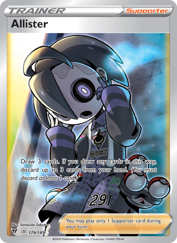 Allister - 179/185 - SWSH4: Vivid Voltage (Ultra Rare) — SWSH04: Vivid Voltage