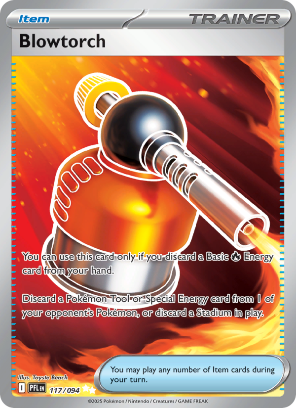 Blowtorch - 117/94 - ME02: Phantasmal Flames (Ultra Rare) — ME02: Phantasmal Flames