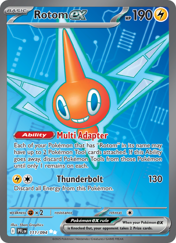 Rotom ex - 111/94 - ME02: Phantasmal Flames (Ultra Rare) — ME02: Phantasmal Flames